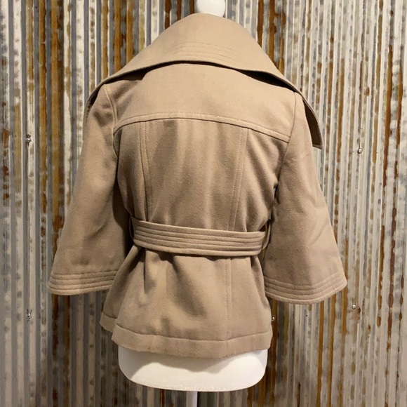 Old Navy 3/4 Sleeve Double-breasted Belted Pea Coat - Picture 4 of 6